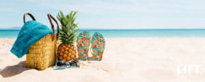 Summer vacation on beach